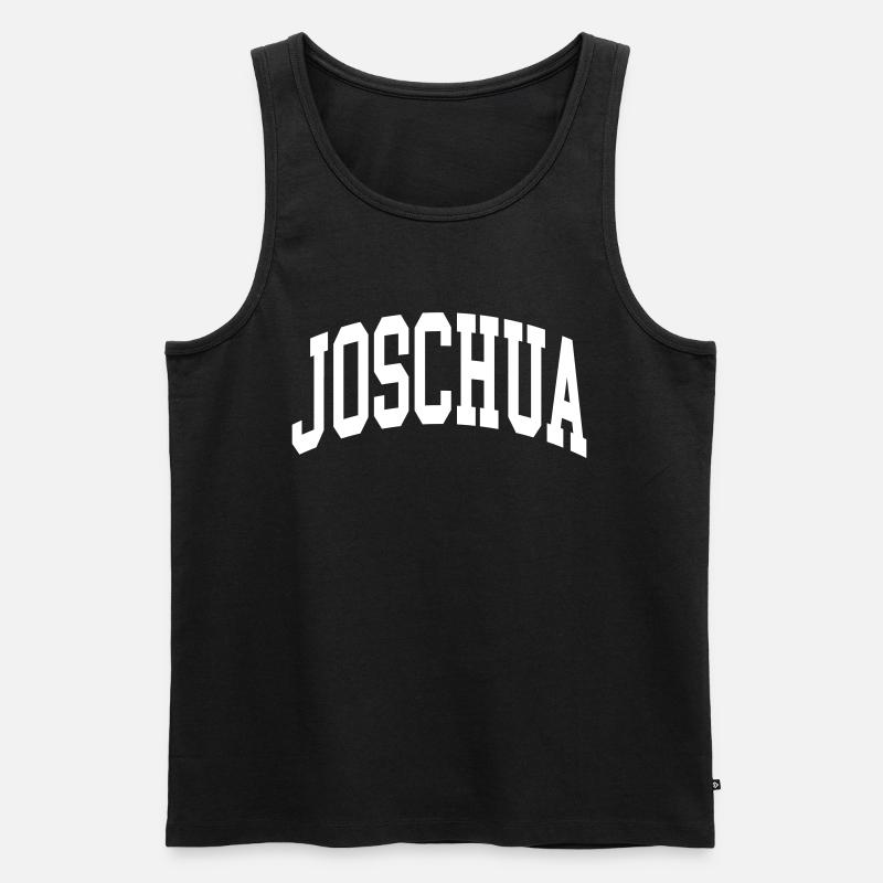 Joschua - Männer Premium Bio Tank Top - Schwarz