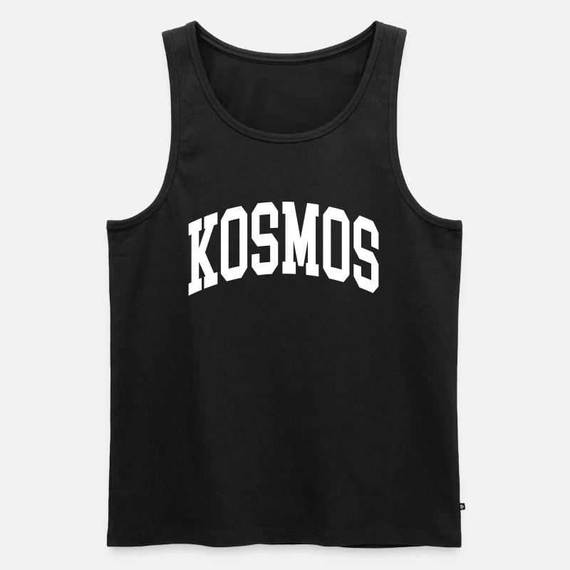 Kosmos - Männer Premium Bio Tank Top - Schwarz
