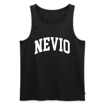 Nevio - Débardeur bio Premium Homme - noir - Devant - Michal (187cm)