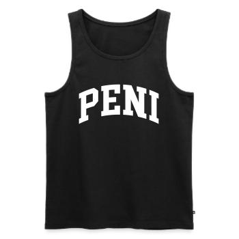 Pénis - Débardeur bio Premium Homme - noir - Devant - Michal (187cm)
