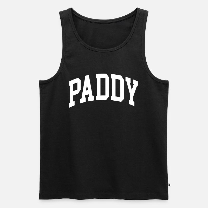 Paddy - Männer Premium Bio Tank Top - Schwarz