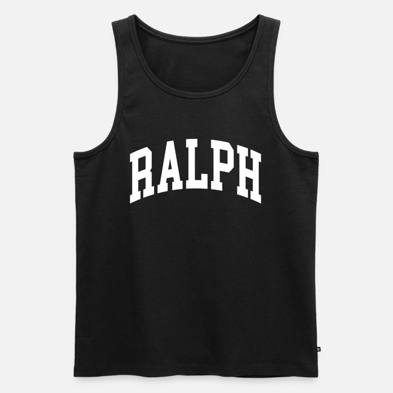 Ralph - Männer Premium Bio Tank Top - Schwarz