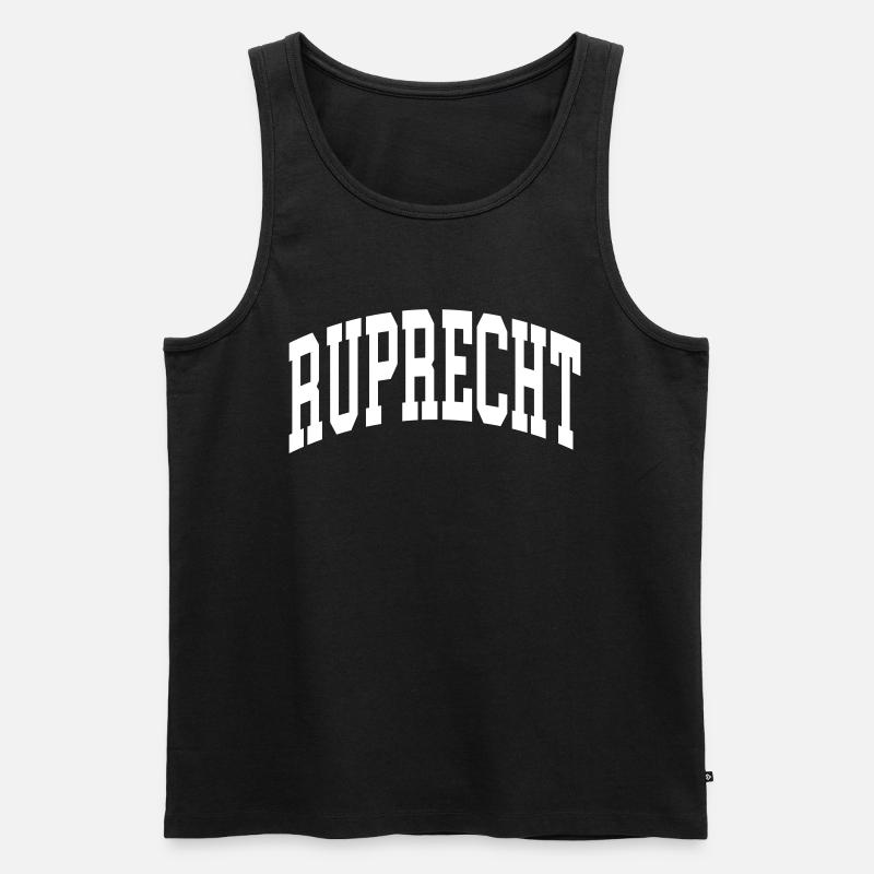 Ruprecht - Männer Premium Bio Tank Top - Schwarz