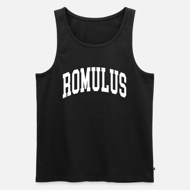 Romulus - Männer Premium Bio Tank Top - Schwarz