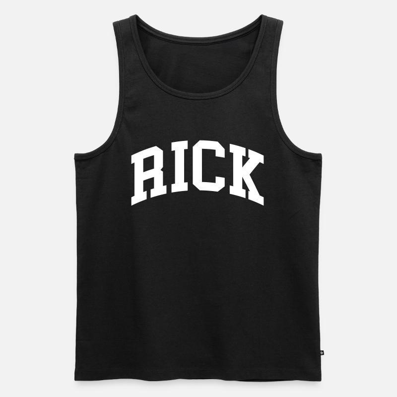 Rick - Männer Premium Bio Tank Top - Schwarz