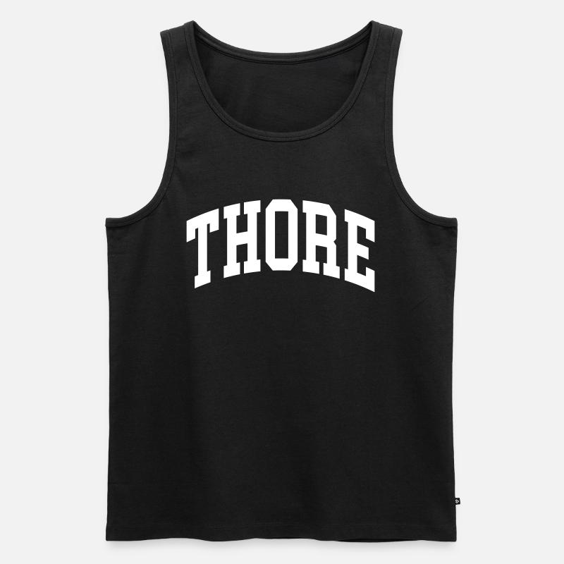 Thore - Männer Premium Bio Tank Top - Schwarz