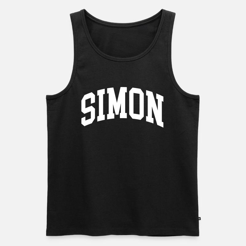 Simon - Débardeur bio Premium Homme - noir