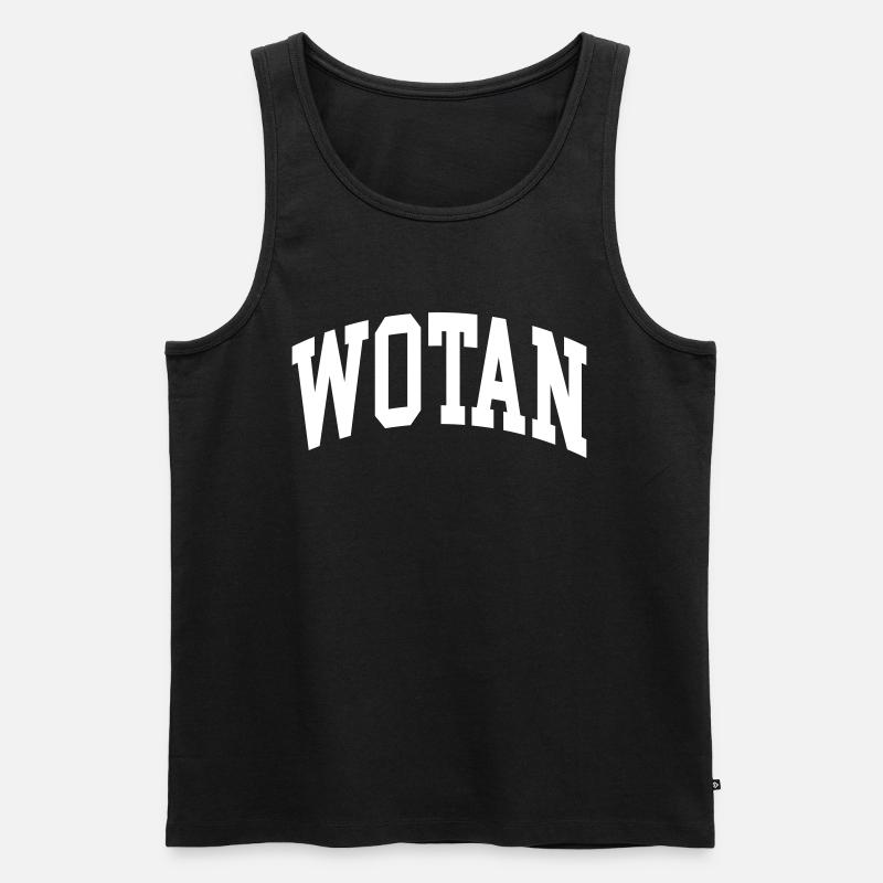 Wotan - Männer Premium Bio Tank Top - Schwarz