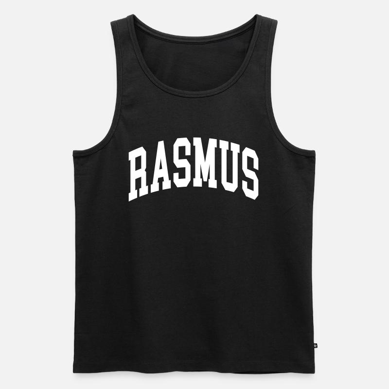 Rasmus - Männer Premium Bio Tank Top - Schwarz