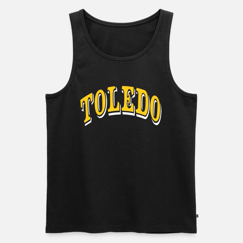 Toledo - Männer Premium Bio Tank Top - Schwarz