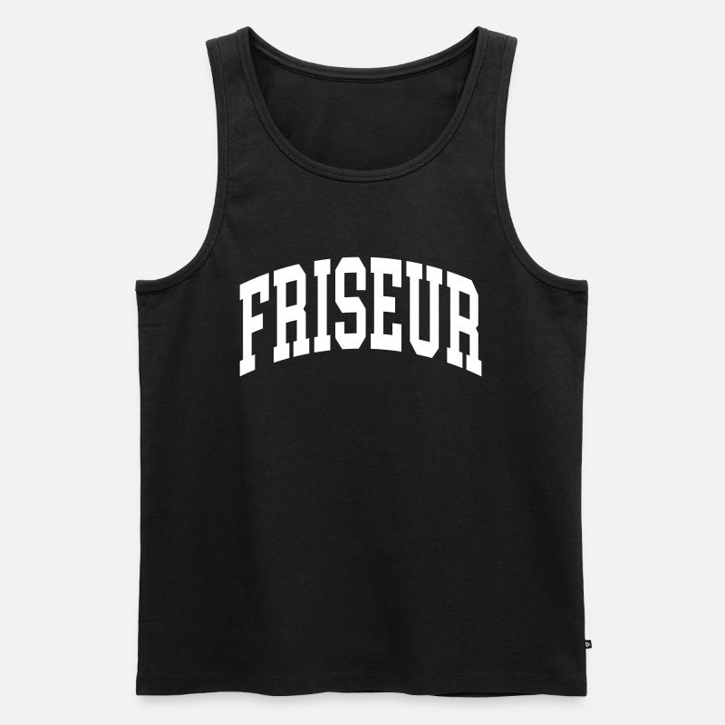 Friseur - Männer Premium Bio Tank Top - Schwarz