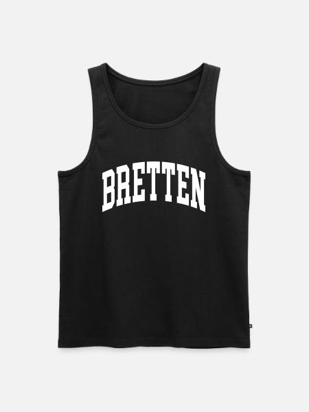 Bretten - Männer Premium Bio Tank Top - Schwarz