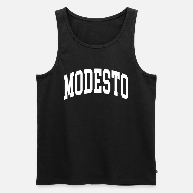 Modesto - Männer Premium Bio Tank Top - Schwarz