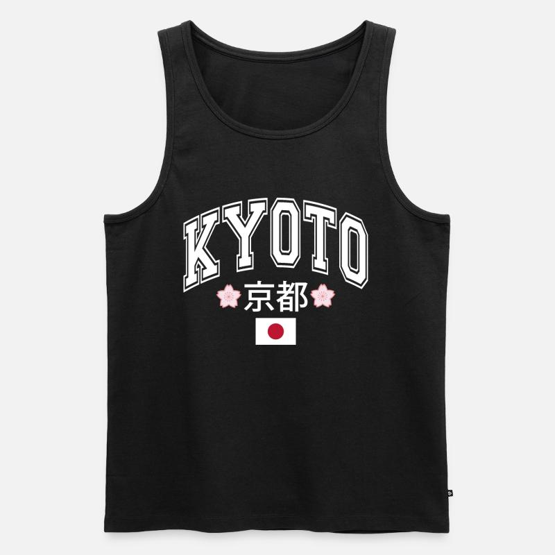 Kyoto - Männer Premium Bio Tank Top - Schwarz