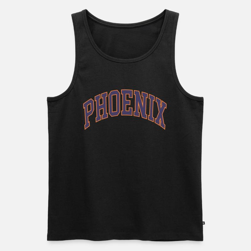 Phoenix - Männer Premium Bio Tank Top - Schwarz