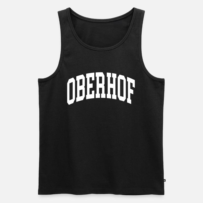 Oberhof - Männer Premium Bio Tank Top - Schwarz