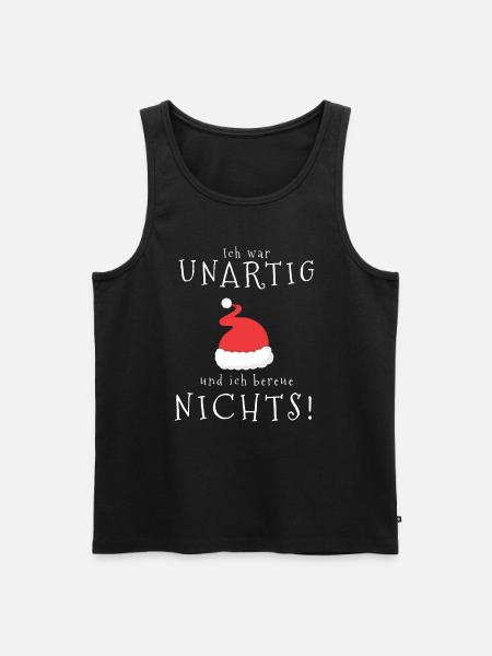 Weihnachten - Männer Premium Bio Tank Top - Schwarz