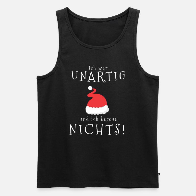 Weihnachten - Männer Premium Bio Tank Top - Schwarz