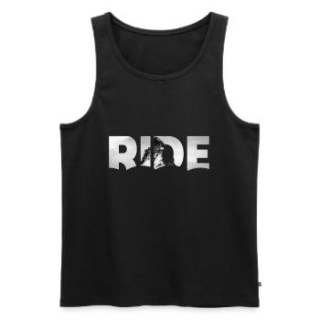 Snowboarding - Männer Premium Bio Tank Top - Schwarz - Vorne - Michal (187cm)