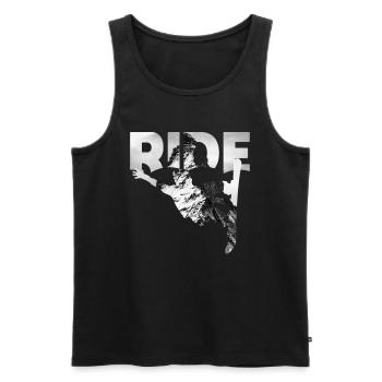 Snowboarding - Männer Premium Bio Tank Top - Schwarz - Vorne - Michal (187cm)