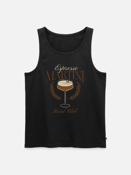 Espresso Martini Social Club - Men's Premium Organic Tank Top - black