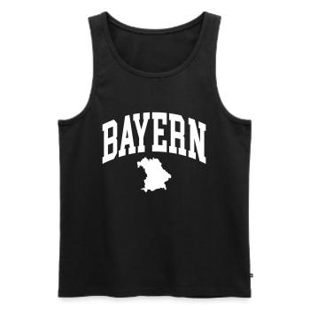 Bavière - Débardeur bio Premium Homme - noir - Devant - Michal (187cm)