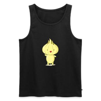 Onion head - Men's Premium Organic Tank Top - black - Front - Michal (187cm)