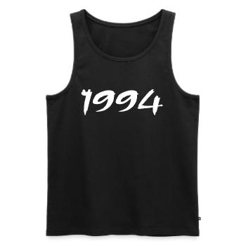 1994 Geschenk zum 31. Jubiläum 1994 Retro 1994 - Männer Premium Bio Tank Top - Schwarz - Vorne - AI Model Male 178 light (178cm)