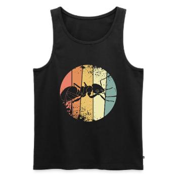 Ants Workers - Men's Premium Organic Tank Top - black - Front - Michal (187cm)