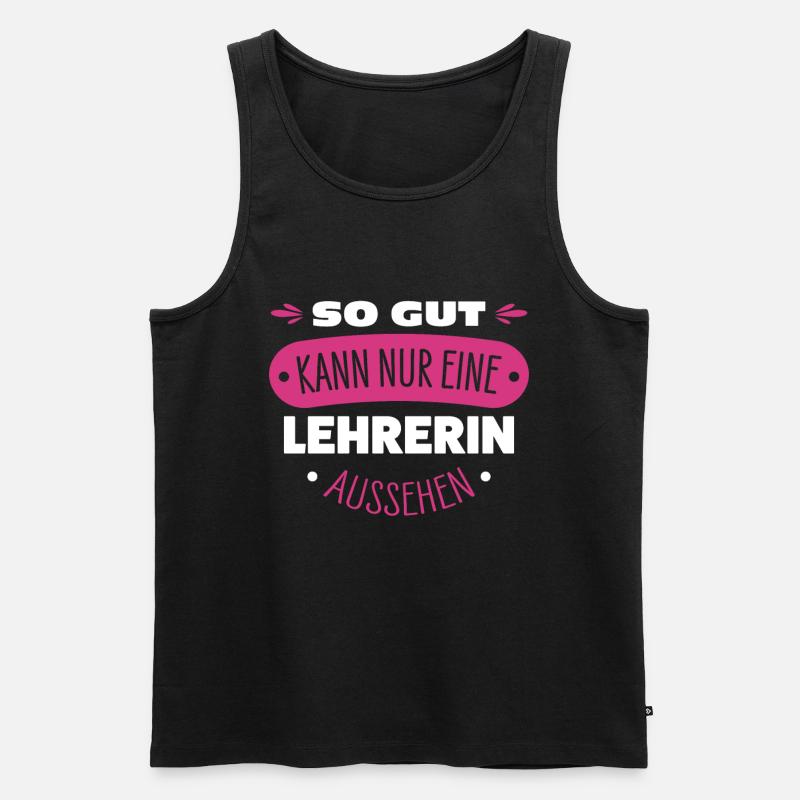 Lehrerin - Männer Premium Bio Tank Top - Schwarz