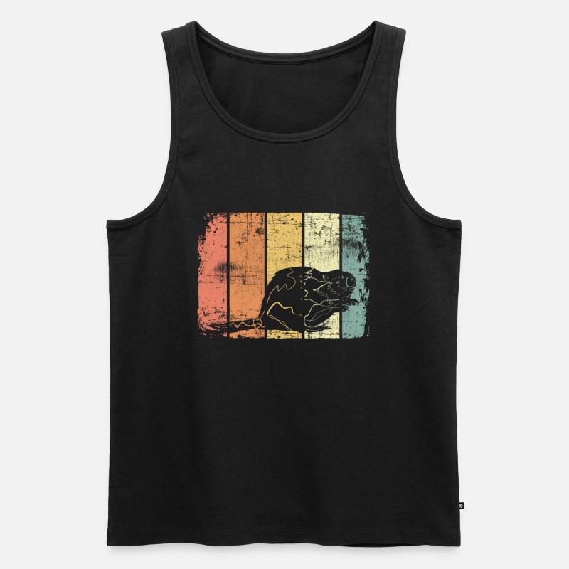 Biber - Männer Premium Bio Tank Top - Schwarz