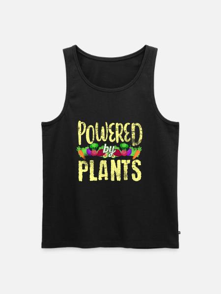 Vegan Sports - Men's Premium Organic Tank Top - black