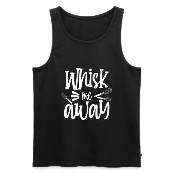 Cook - Men's Premium Organic Tank Top - black - Front - Michal (187cm)
