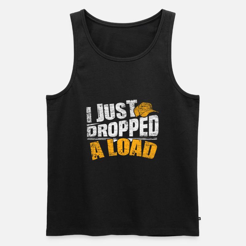 Trucker - Männer Premium Bio Tank Top - Schwarz