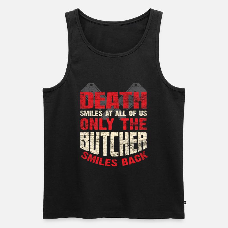 Metzger - Männer Premium Bio Tank Top - Schwarz
