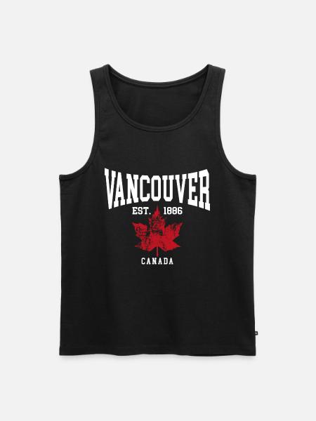Vancouver - Men's Premium Organic Tank Top - black