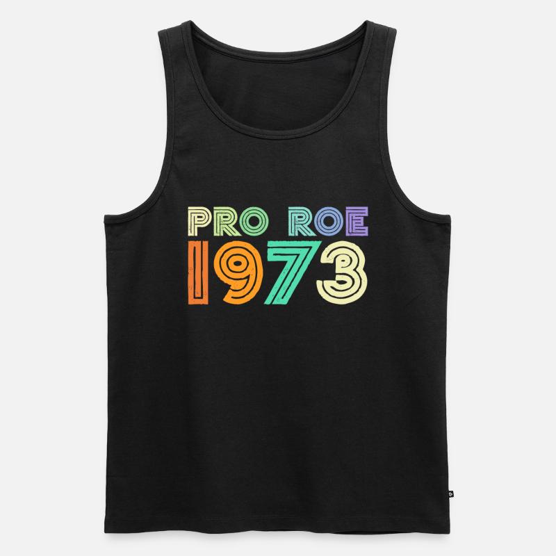 Pro Roe 1973 - Männer Premium Bio Tank Top - Schwarz