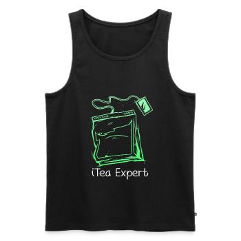 Informatiker Spruch It Experte Computer Nerd Admin - Männer Premium Bio Tank Top - Schwarz - Vorne - AI Model Male 178 light (178cm)