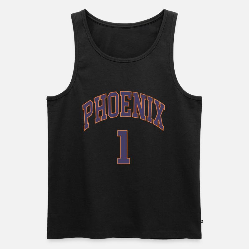 Phoenix 1 - Männer Premium Bio Tank Top - Schwarz