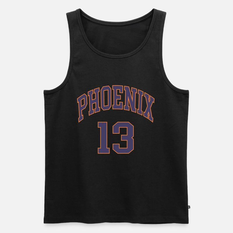 Phoenix 13 - Männer Premium Bio Tank Top - Schwarz