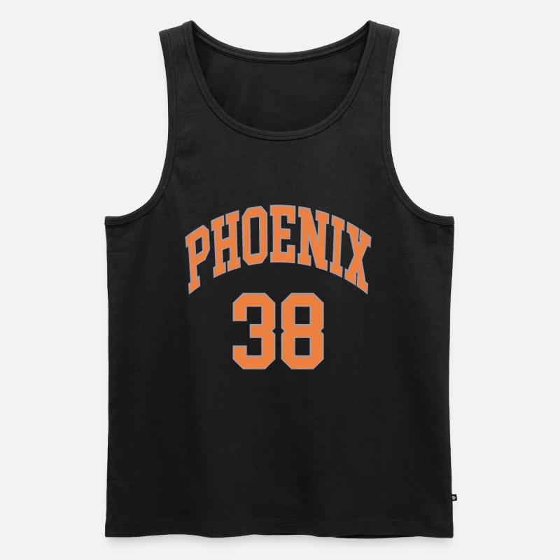 Phoenix 38 - Männer Premium Bio Tank Top - Schwarz