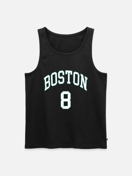 Boston 8 - Männer Premium Bio Tank Top - Schwarz