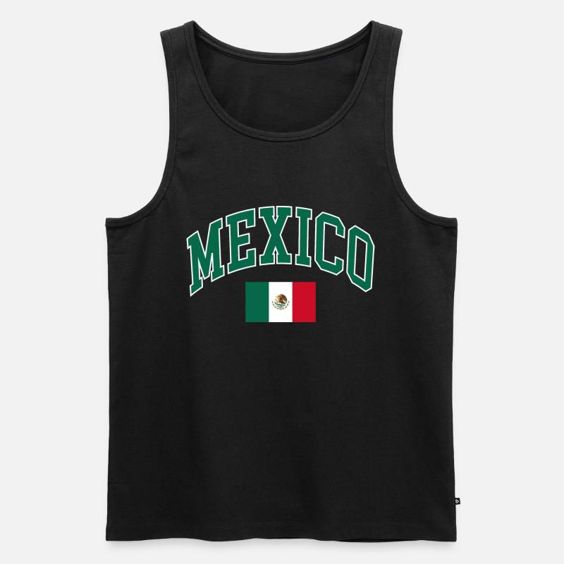 Mexico - Männer Premium Bio Tank Top - Schwarz
