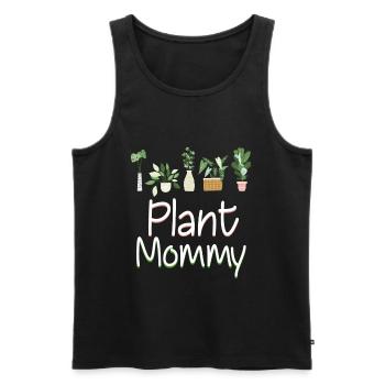 Plant Mommy Funny Houseplant Mom - Men's Premium Organic Tank Top - black - Front - Michal (187cm)
