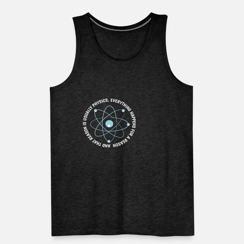 Science physics magic religion funny gift Men's Premium Organic Tank Top