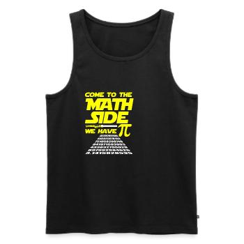 Maths Pi Sombre Page Jeu de mots Fantasy Cadeau - Débardeur bio Premium Homme - noir - Devant - Michal (187cm)