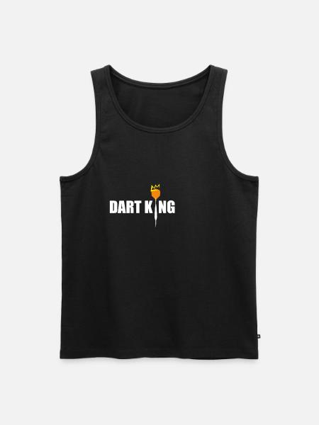 Darts King King - Men's Premium Organic Tank Top - black