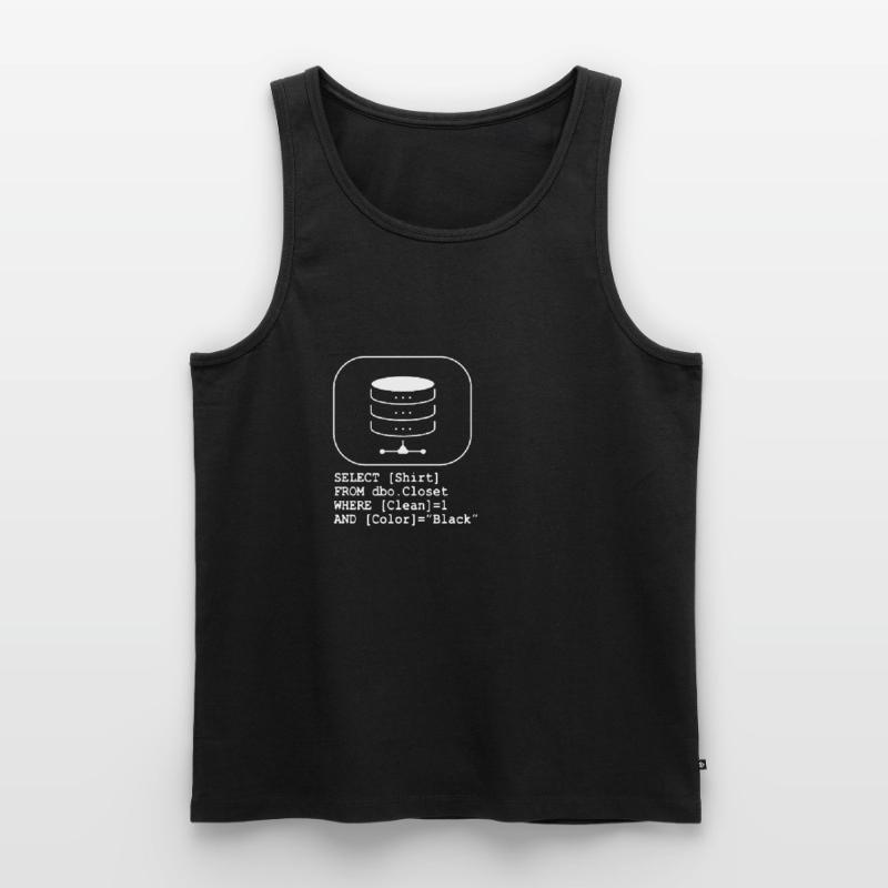 Code de base de données SQL Sarcasm Developer Gift Débardeur bio Premium Homme
