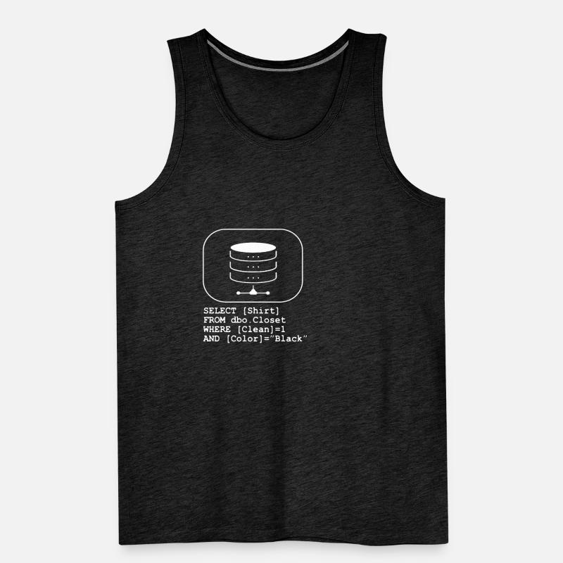 Code Datenbank SQL Sarkasmus Entwickler Geschenk Männer Premium Bio Tank Top
