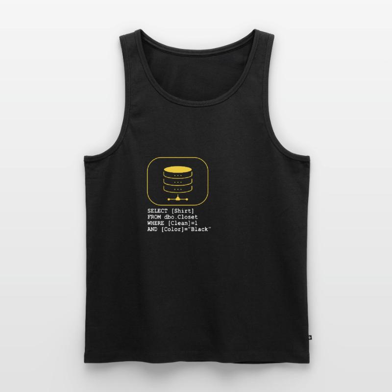 Code de base de données SQL Sarcasm Developer Gift Débardeur bio Premium Homme